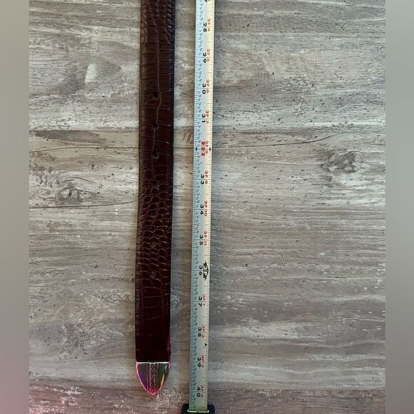 Calfskin leather belt sz 32 NWOT